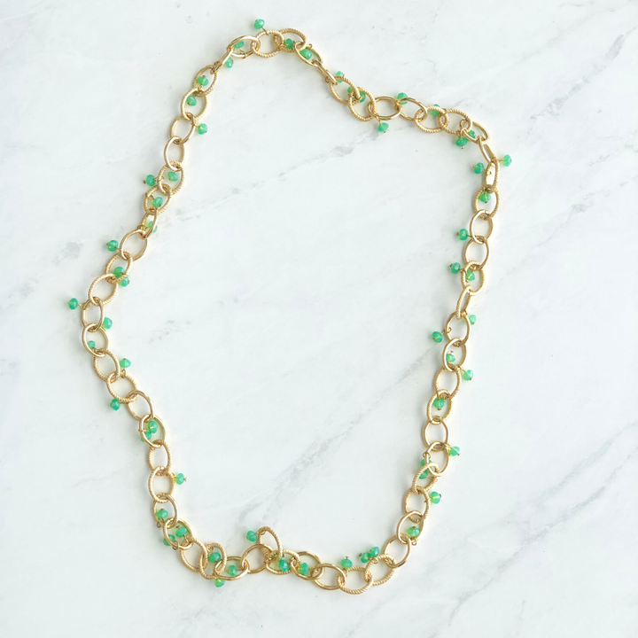 ClaudiaG Chain Droplets Necklace