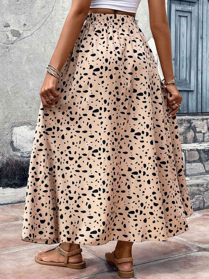 ClaudiaG Enia Printed Ruffled Skirt