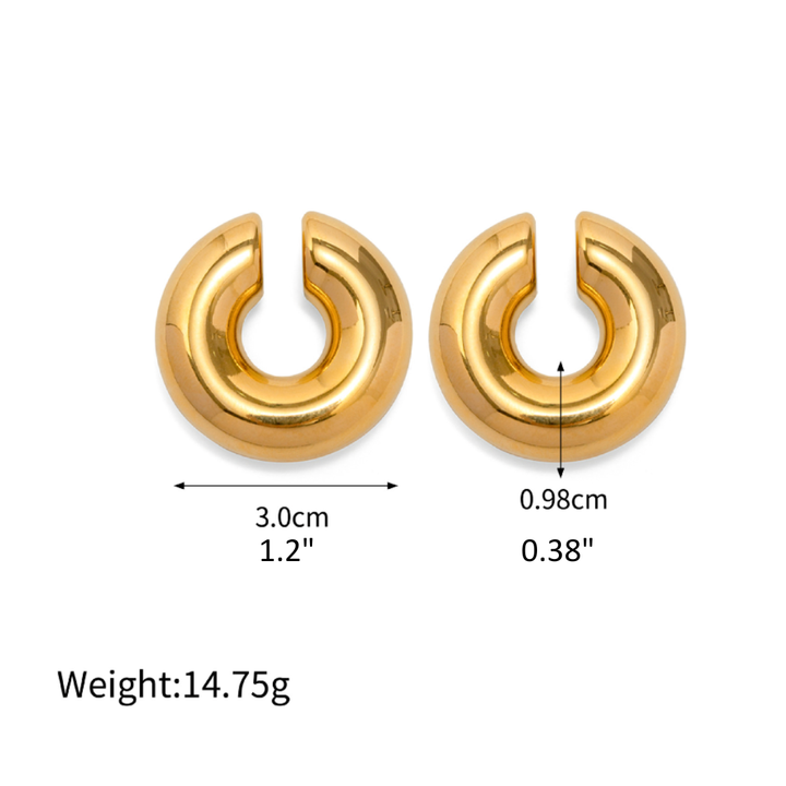 ClaudiaG Friday Wish Box Bundle: Tamara Earrings + 2 Earcuffs