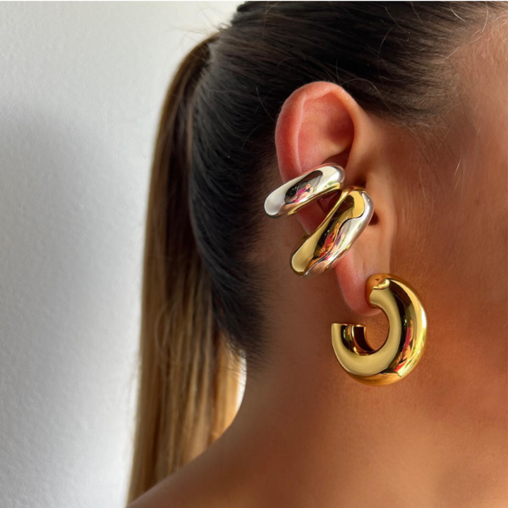 ClaudiaG Friday Wish Box Bundle: Tamara Earrings + 2 Earcuffs