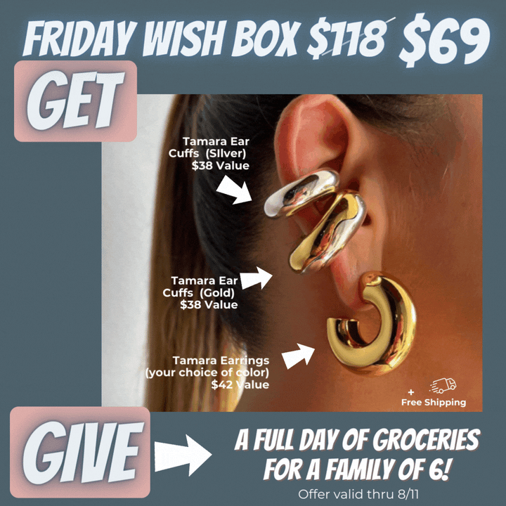 ClaudiaG Friday Wish Box Bundle: Tamara Earrings + 2 Pairs Tamara Earcuffs