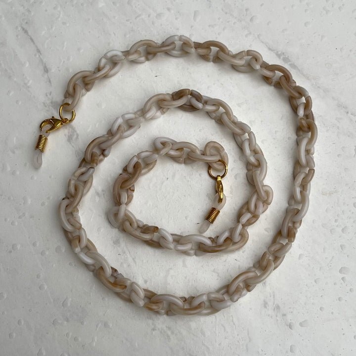 ClaudiaG Bond Glasses & Mask Chain