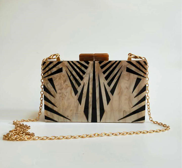 ClaudiaG Luxe Clutch -Black