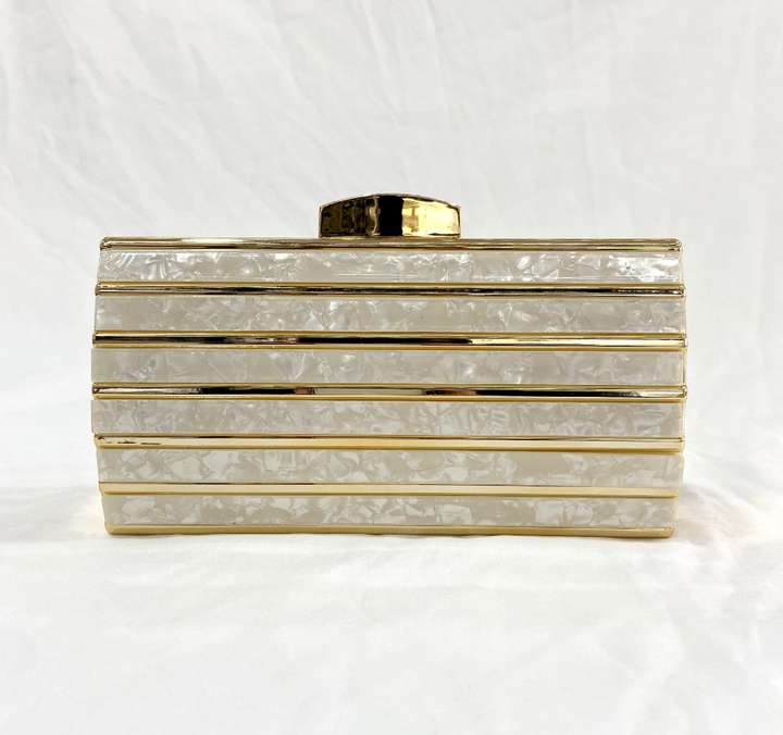 ClaudiaG Luxe Clutch -White