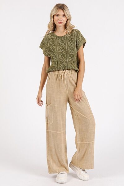 Matty Elastic Waist Pants