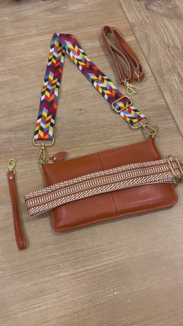 Tonya Genuine Leather Crossbody