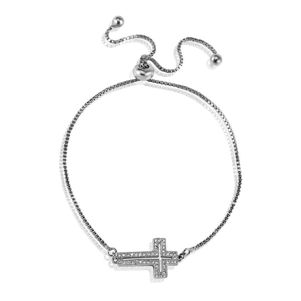 ClaudiaG Cross Bracelet -Silver