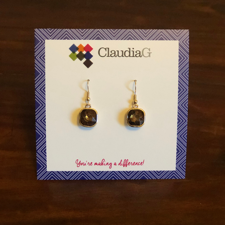 ClaudiaG Cube Earrings