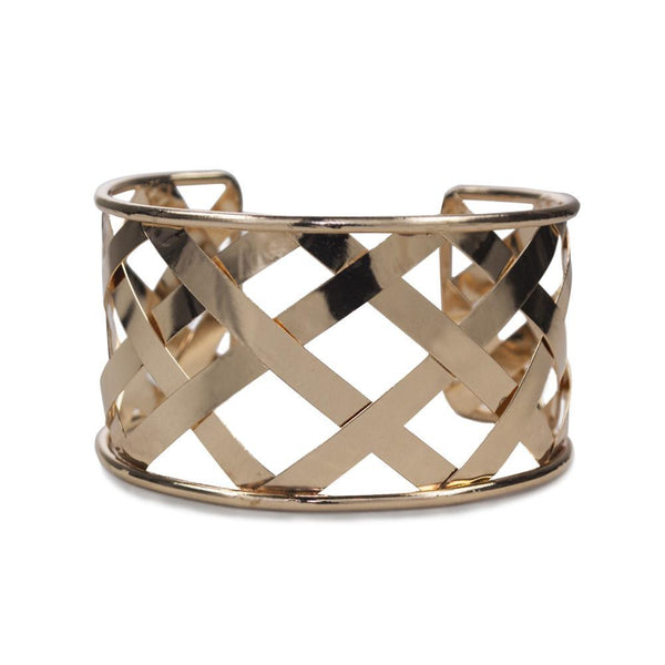 ClaudiaG Cuffed  Bracelet Gold