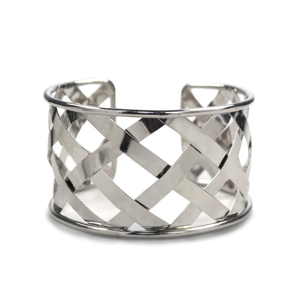 ClaudiaG Cuffed Bracelet Silver