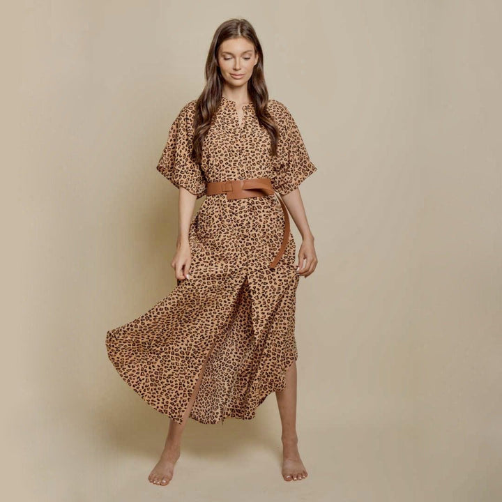 ClaudiaG Wide Dress -Cheetah