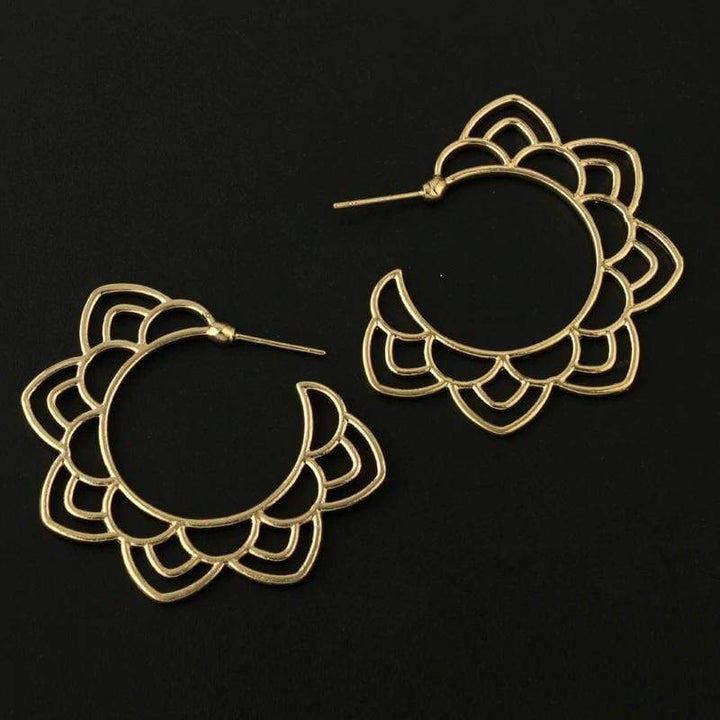 Flora -Silver Earrings