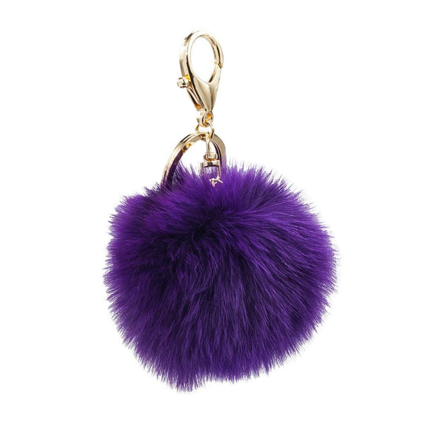 ClaudiaG Foxy Bag Charm- Plum