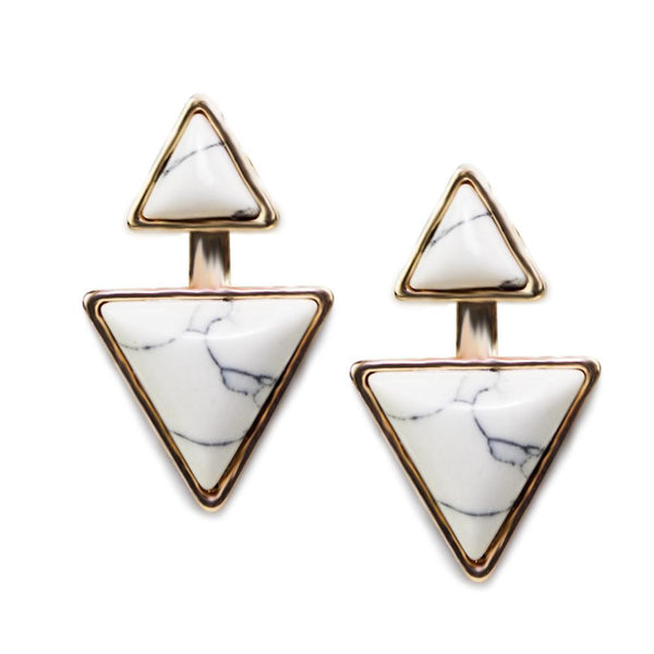 ClaudiaG Gypsy Earrings-Sea Salt White