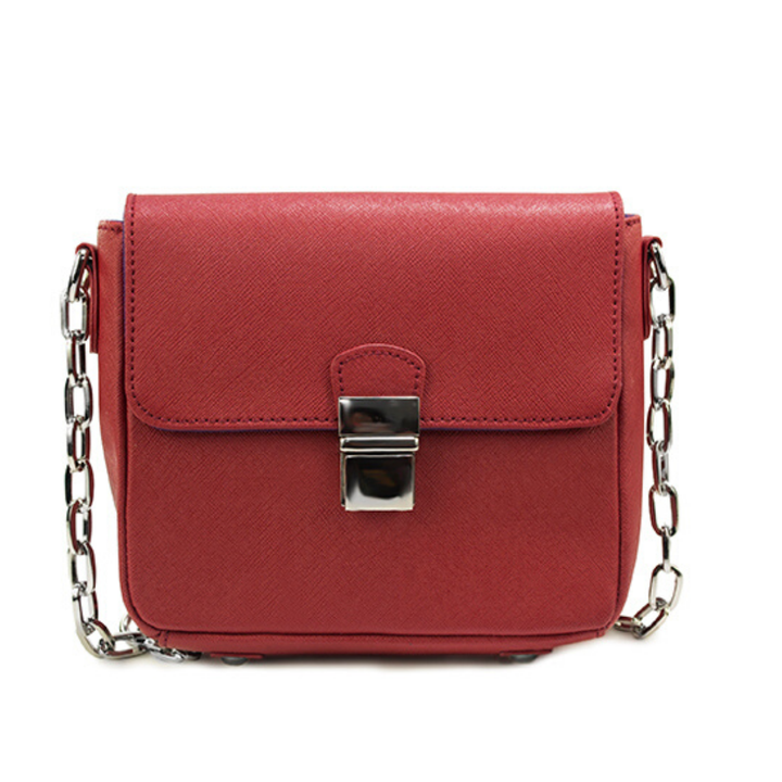 ClaudiaG Tiny Leather Handbag -Cabernet (Option 1)