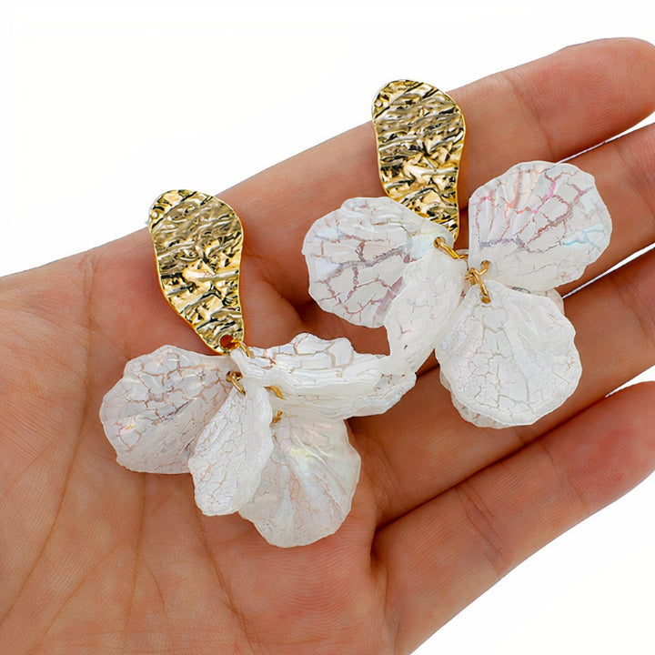 ClaudiaG Layered Flower Earrings
