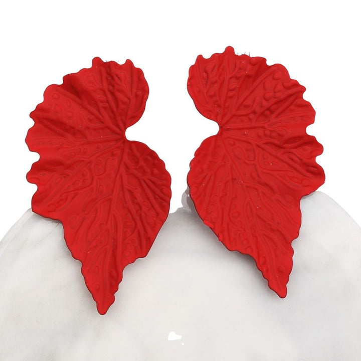 ClaudiaG Mirrored Leaf Earrings