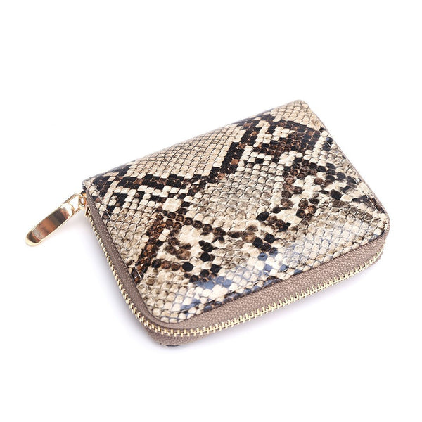 ClaudiaG Python Zipper Wallet