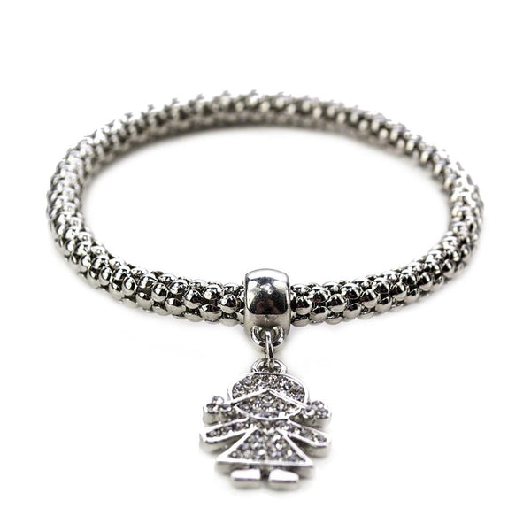 ClaudiaG Qidz Bracelet -Girl Silver