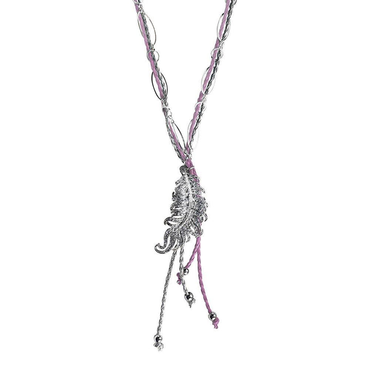 ClaudiaG Rodeo Bling Necklace- Rose