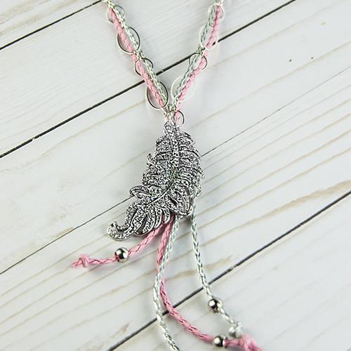 ClaudiaG Rodeo Bling Necklace- Rose