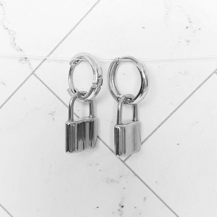 ClaudiaG Small Lock Loop Earrings