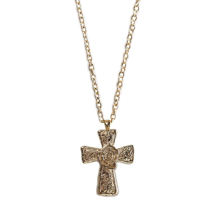 ClaudiaG The Cross Necklace-Gold
