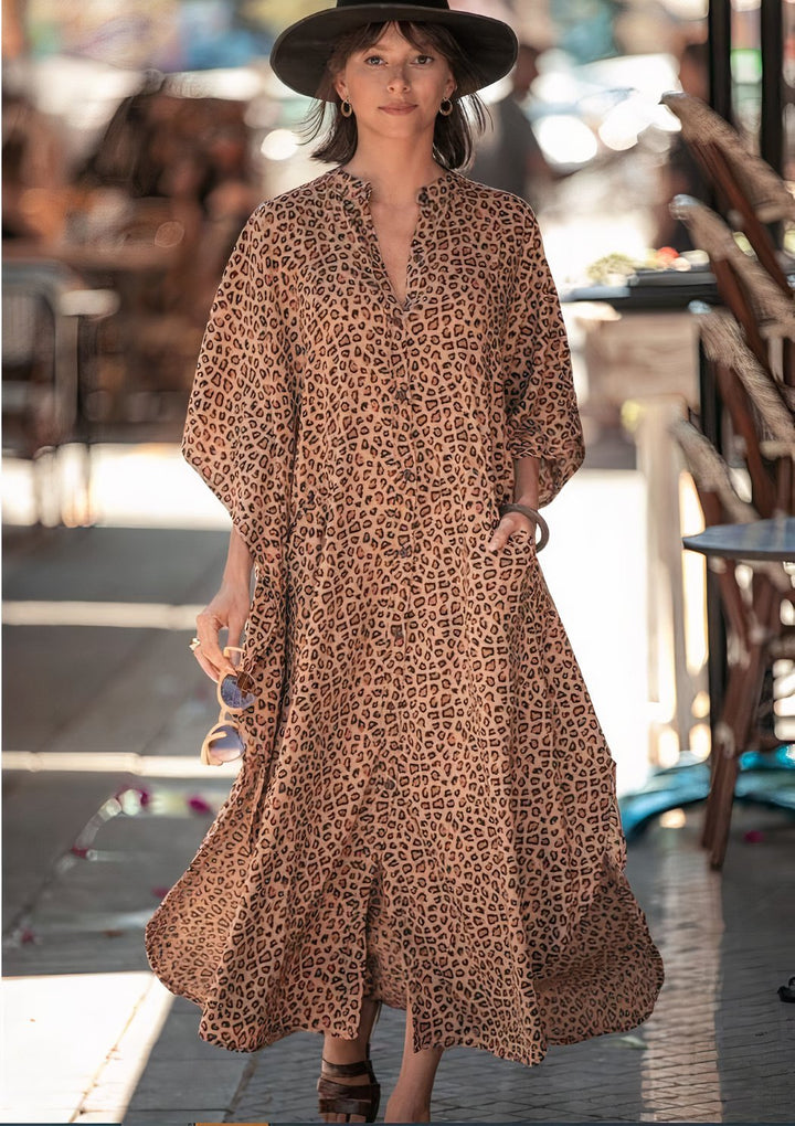 ClaudiaG Wide Dress -Cheetah