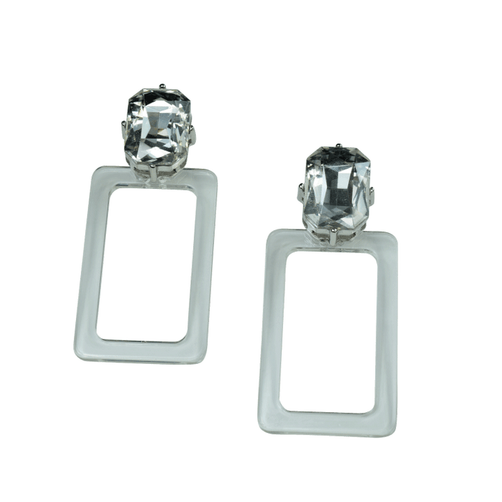 Zully Earrings- Clear